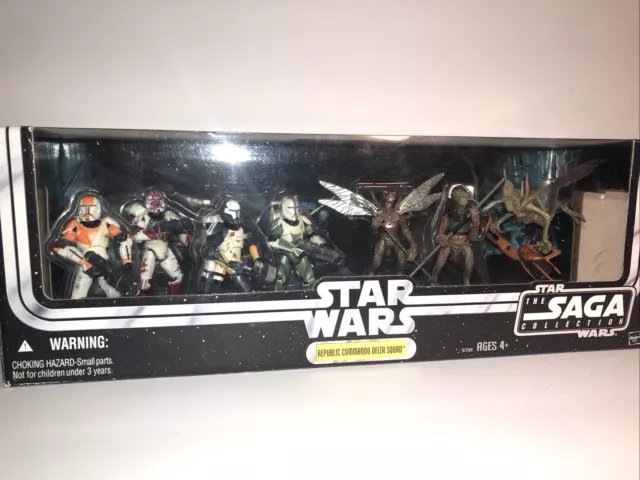 Star Wars Saga Collection Republic Commando Delta Squad Battle Pack nuevo en caja.