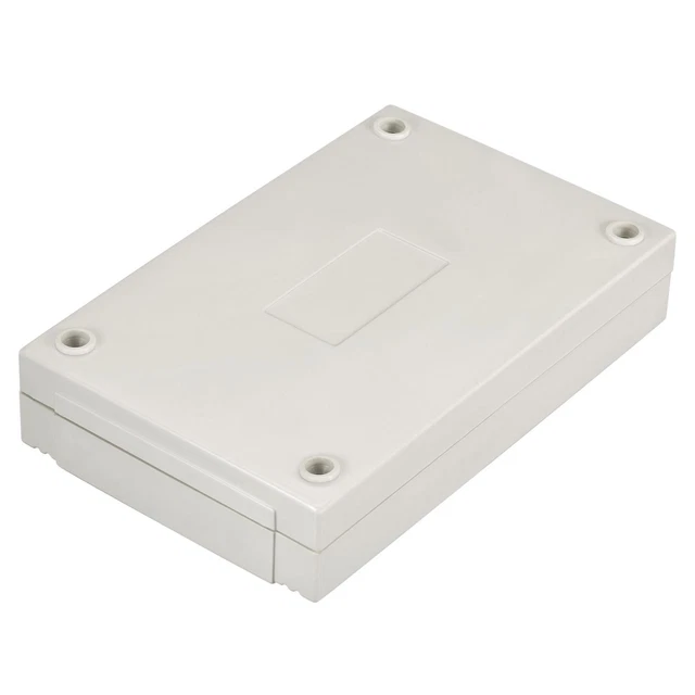 Waterproof socket 125x80x32mm ABS without screws (grey, pack of 2)