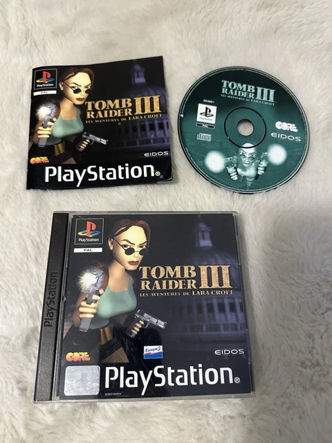 JEU PS1 TOMB RAIDER III avec notice JEU PS1 TOMB RAIDER III avec notice