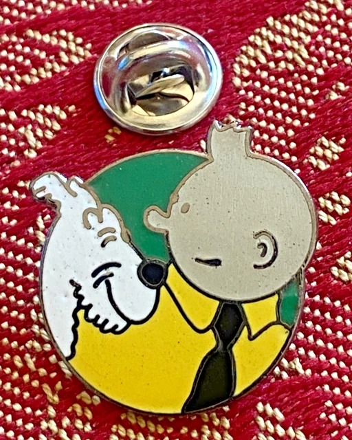 Grand Pin's Tintin Et Milou – Hergé – Métal De Qualité, Dimensions 5,7x4 Cm