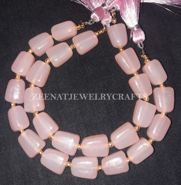 8 "Strand Pink Opal Hydro Smooth Nugget Shape Gemstone Beads Jewelry Making...