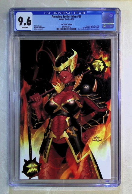 Amazing Spider-Man #88 (2022 Marvel Comics) InHyuk Lee Virgin Variant CGC 9.6