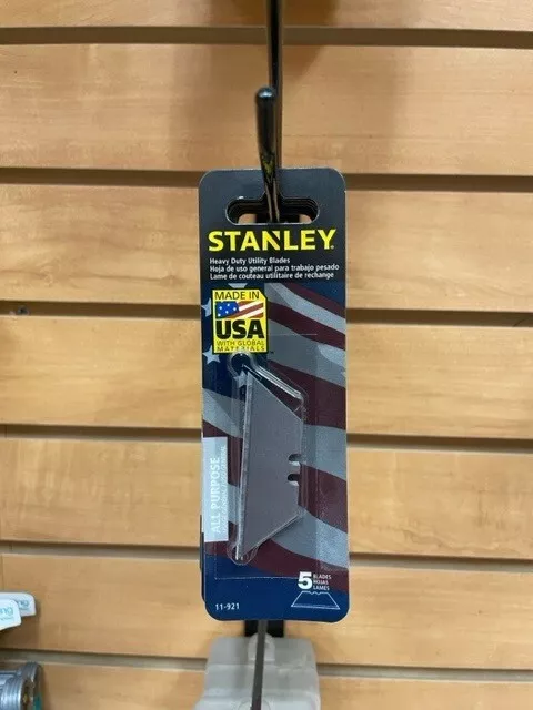 Stanley Heavy Duty Utility Blades - 5 Pack ~ 11-921
