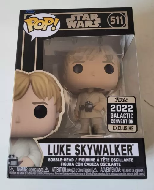 Funko POP N°511 - Luke Skywalker - Star Wars - 2022 Galactic Convention