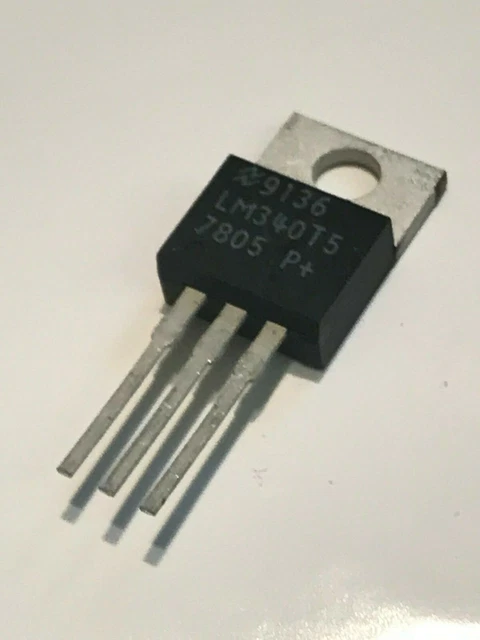 ORIGINAL NSC LM340T5 5V 1A 7805 P+ VOLTAGE REGULATOR x1