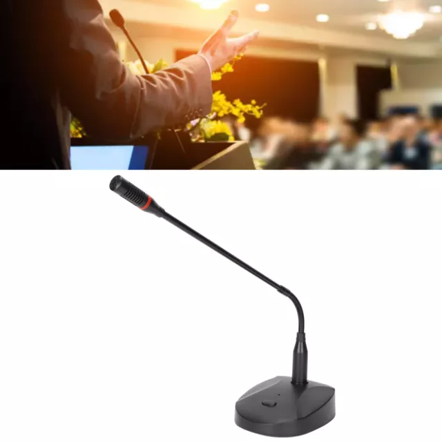 02 015 Gooseneck Desktop Mic Desktop Microphone Multifunction Professional