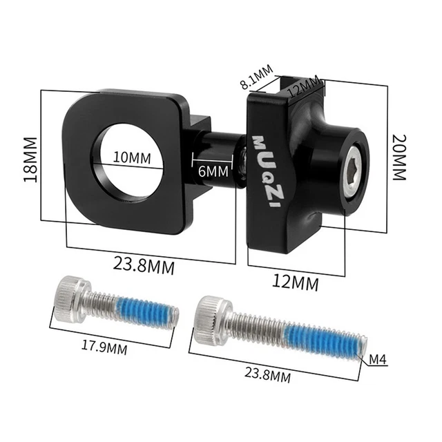 Folding bicycle single speed chain tensioner aluminum alloy CNC chain adjuster