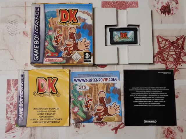Boite Notice Complet Donkey Kong King Of Swing Officiel Nintendo Gameboy Advance