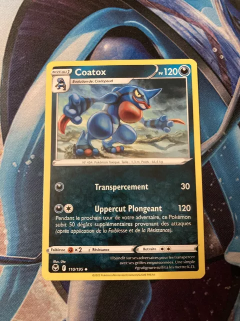Carte Pokémon Coatox 110/195 - EB12 Tempête Argentée