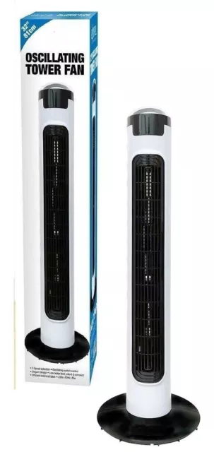 32-Inch Oscillating Tower Cooling Fan with 3 Speed - Silent Tower Fan 2