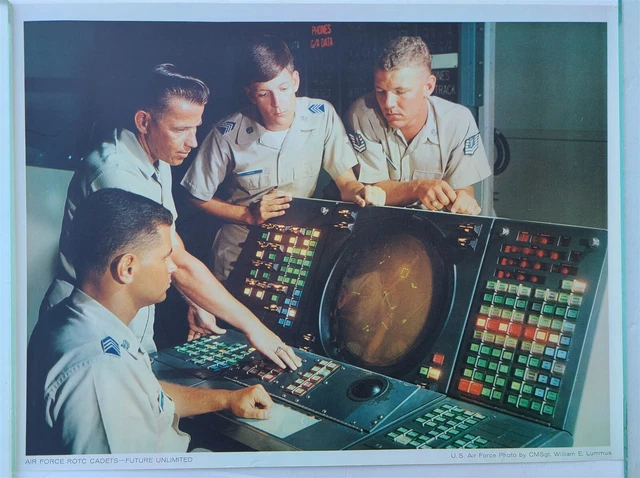 Rotc Poster US AIR FORCE POSTER ROTC CADETS - FUTURE UNLIMITED vintage $29.99 ...