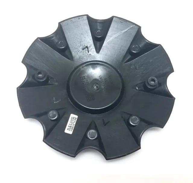 4 KMC Wheels Gloss Black Wheel Center Hub Caps for 5/6Lug KM651 Slide 2