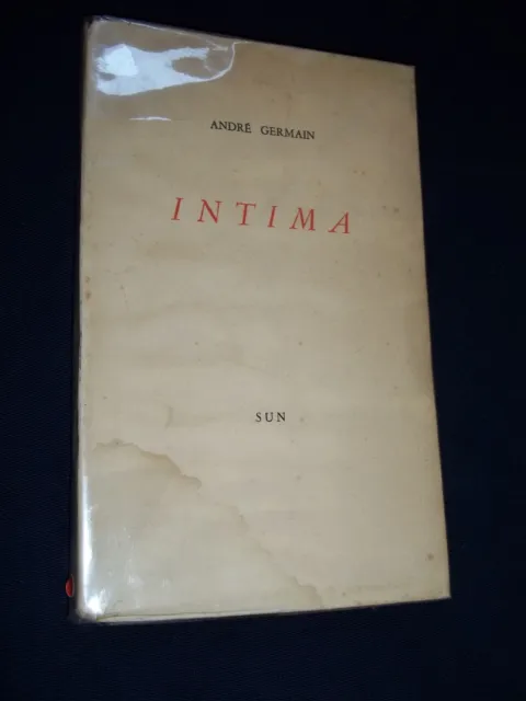 "Intima" Andre Germain (1949) Dedicace