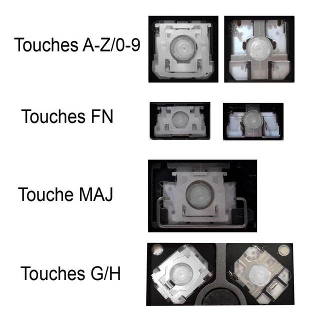 HP504 Touches clés unique pour clavier HP Elitebook 1030 G2