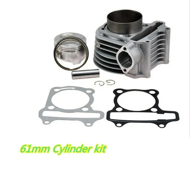 180CC 61mm Big Bore Cylinder Kit for GY6 125CC 150CC Scooter ATV Go Karts Moped