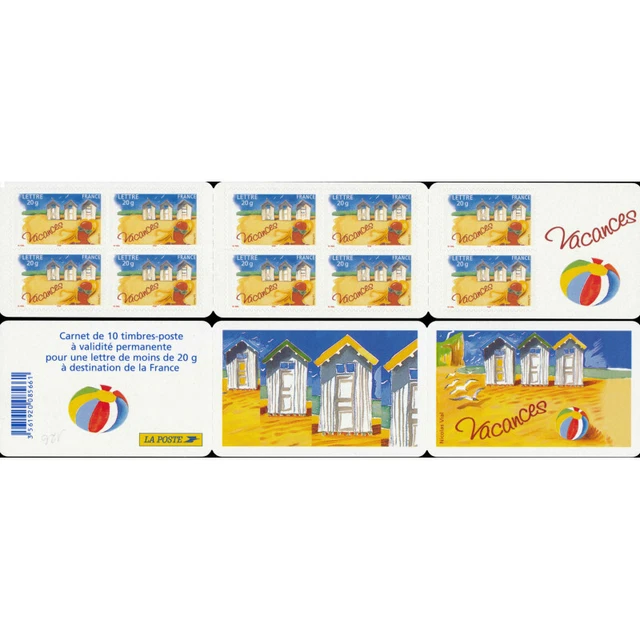 Carnet France Bc118 De Timbres Pour Affranchir 10 Lettres 20 11,45