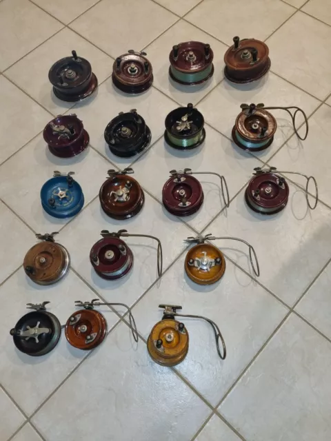 18 VINTAGE ALVEY fishing reels collection 650 600 550 500 450 400 in good  order $530.00 - PicClick AU