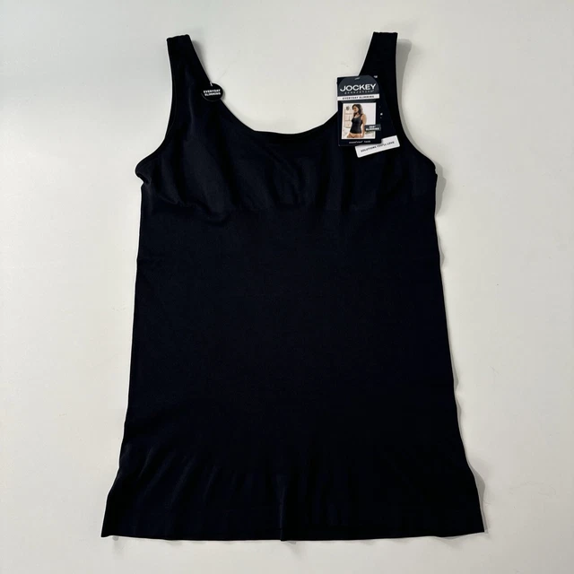JOCKEY GENERATION WOMEN'S XXL Everyday Slimming Seamfree Tank Black £