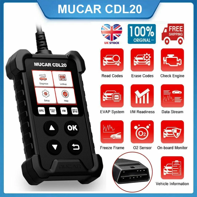 FIAT 500L OBD2 OBDII Fault Code Reset Reader Scanner Diagnostic MOT