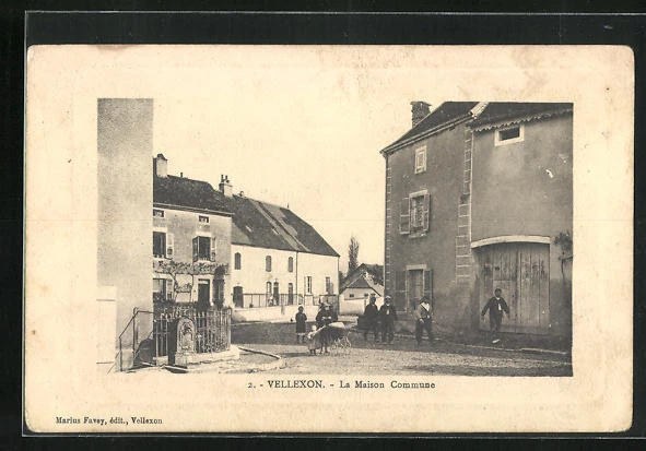 CPA Vellexon, La Maison Commune