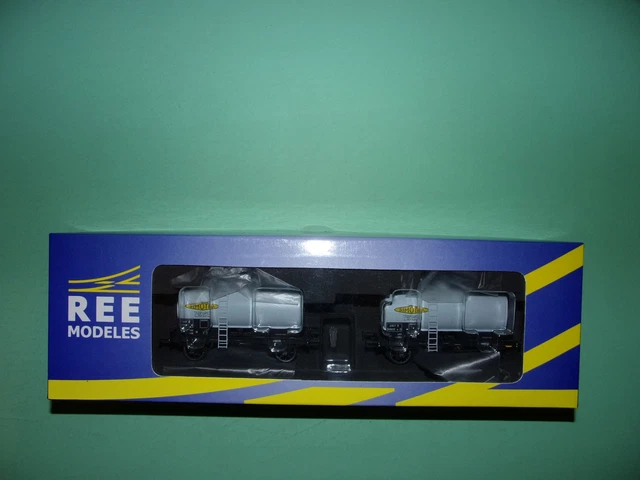 Set 2 wagons à essieux citerne châssis OCEM, décoration SIMOTRA
