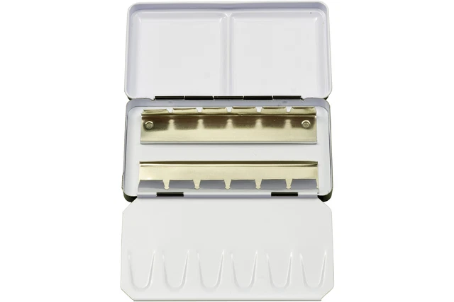 Latas de acuarela vacías ligeras - para sostener 48 medias sartenes
