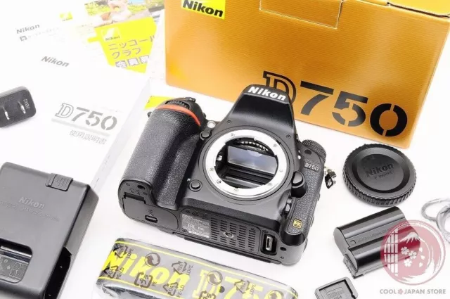 [ 7164 shots MINT+ in Box ] Nikon D750 24.3 MP SLR DSLR FX from Japan C995