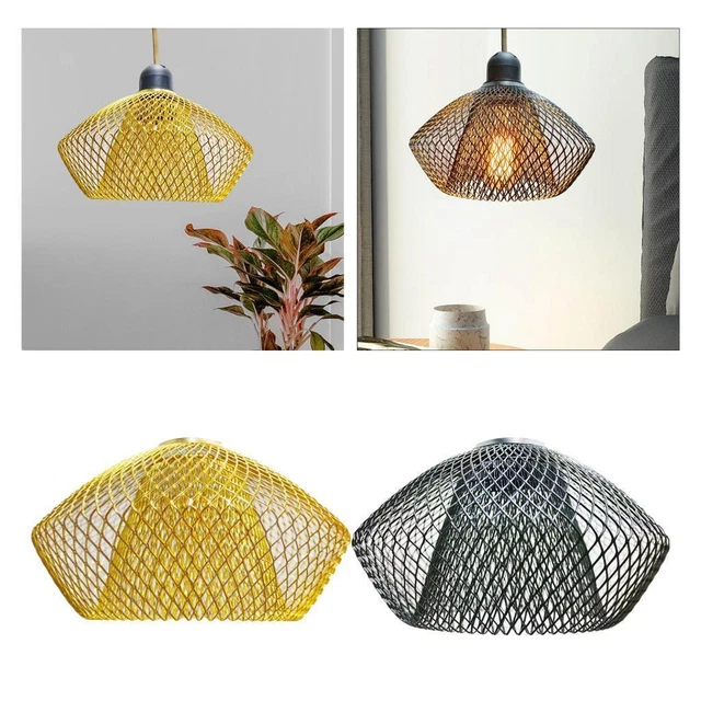 Abat-jour Vintage En Métal Rétro - Suspension Plafond Cône Industriel E27 - Éclairage Déco