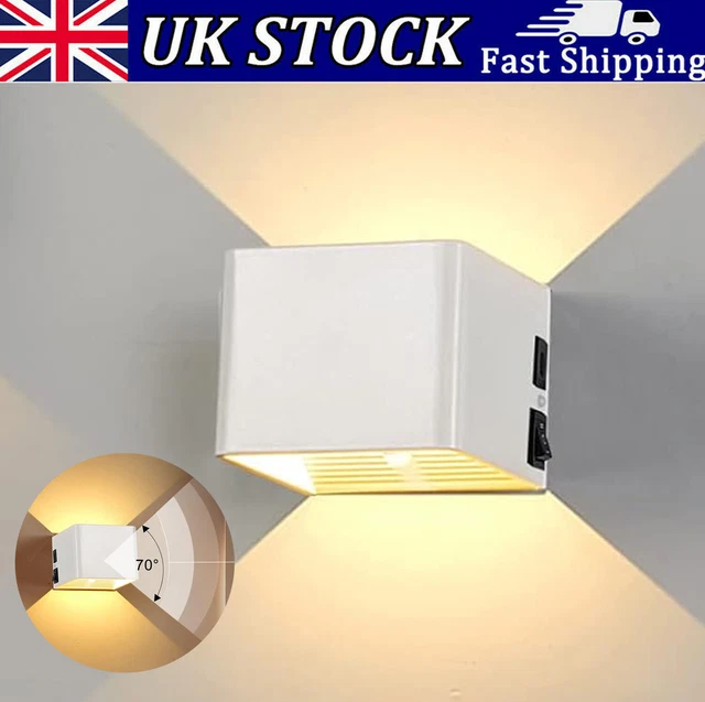 NEW MODERN LED Wall Lights Up Down Sconce Indoor Outdoor Durable Light