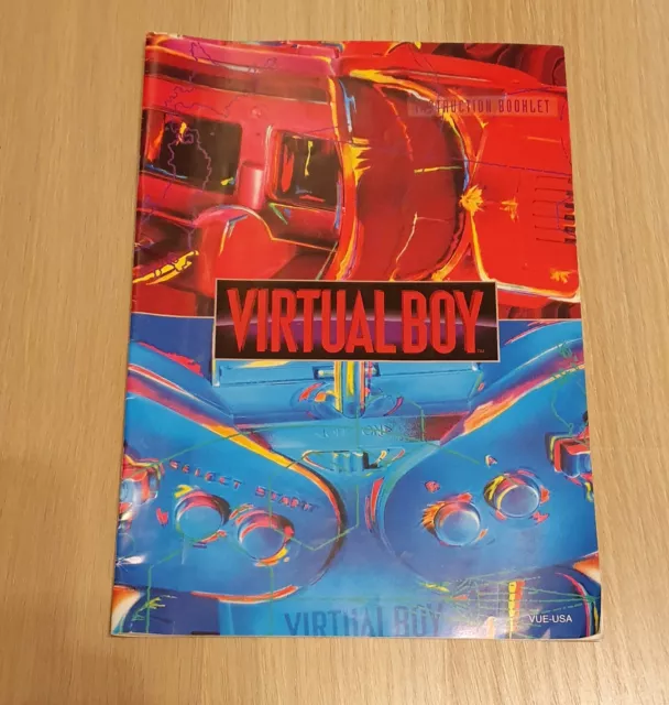 Nintendo Virtual Boy Instruktion Booklet Beschreibung Anleitung US Version