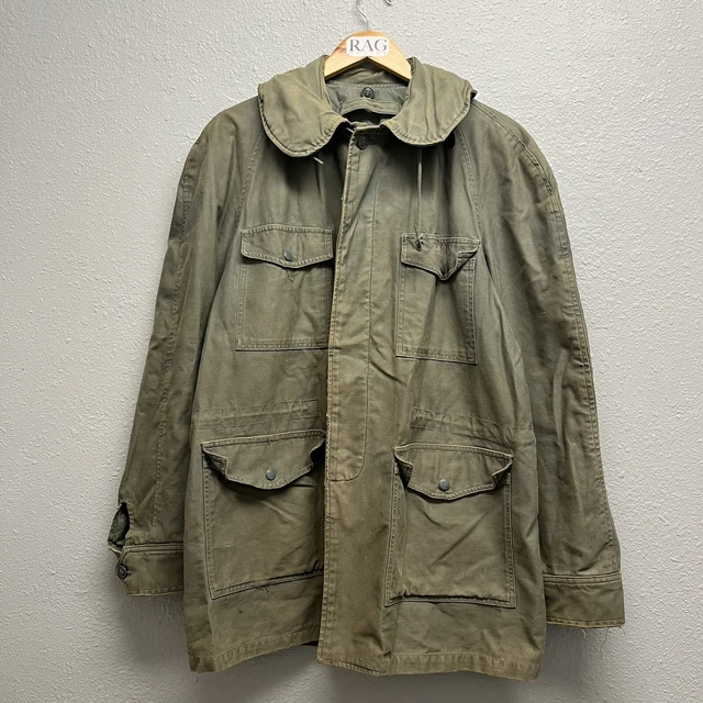 VINTAGE US M65 Field Jacket Coat Green Large Military Vietnam OG 107