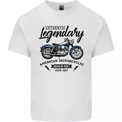 Legendary Motocicletta Biker Cafe Racer Uomo Cotone T-Shirt Maglietta