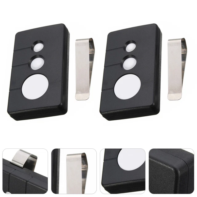 Acero inoxidable 3 botones llave mando a distancia abridor puerta garaje coche