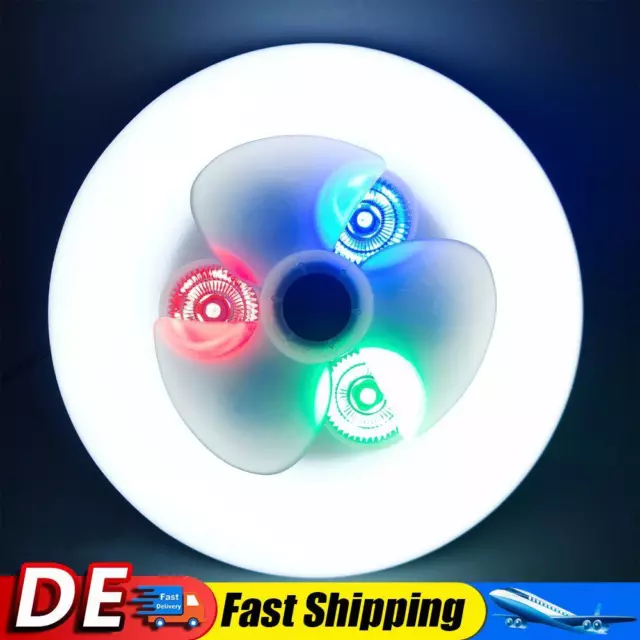 Deckenleuchter 60W Deckenventilator-Lampe RGB für Esszimmer Foyer (Weiß) Hot