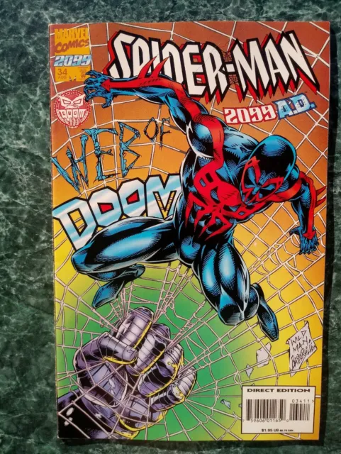 Spider-Man 2099 #34 VF/NM 9.0 (1995 MARVEL COMICS)
