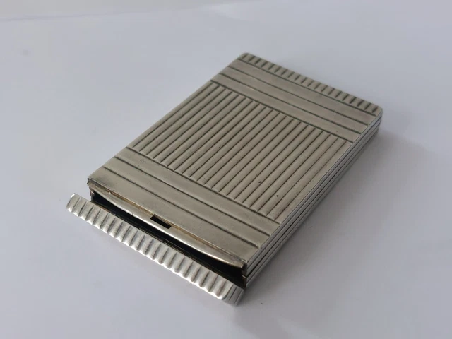 EMILE FAIVRE ART Deco Cigarette Case Sterling Silver Etui Argent 925 France EUR 250,00 - PicClick FR