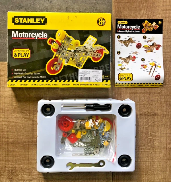 Meccano Cabriolet Rétro Friction – Coffret 5 En 1, 225 Pièces – Construction Voiture Avec Moteur – Dès 8 Ans