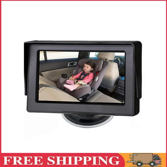 Monitor vista posteriore auto bambino auto display specchio 4,3 pollici schermo pieghevole