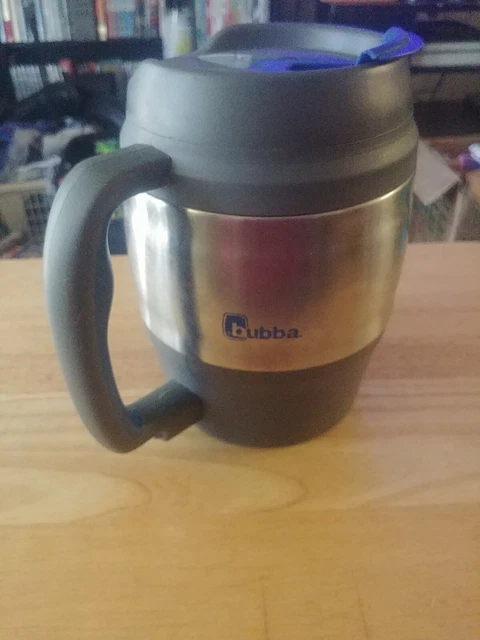 Bubba Classic Insulated Desk Mug, 52 oz, Gray & Black