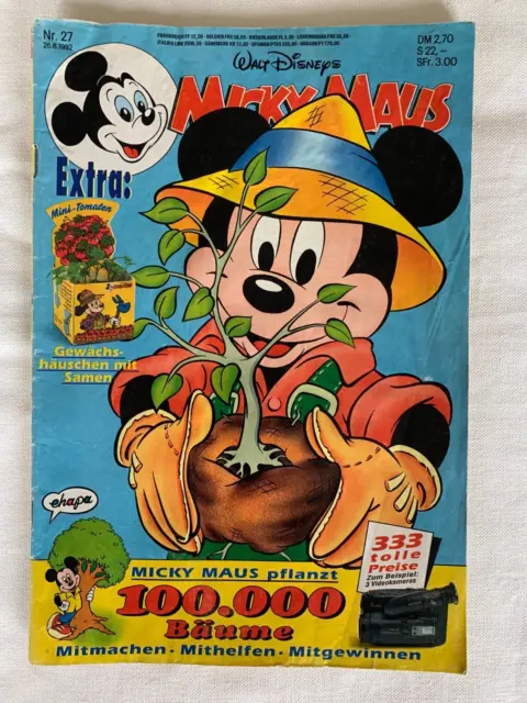 Walt Disneys Micky Maus Nr. 27 vom 25.6.1992 - Comic 1992 - Guter Zustand