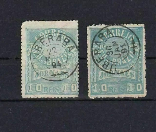 Brasil  1894 Jornaes Stamps Good Cancels   Ref 5292