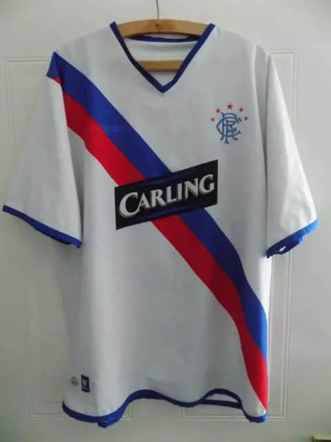Rangers Arveladze 24 Away Football Shirt 2001/02 Adults XXL Nike B988 –  Historic Football Shirts