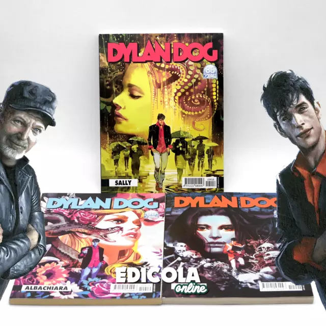 Lotto 3 Fumetti di DYLAN DOG e VASCO ROSSI Serie Completa 1 Prima Edizione Raro 2