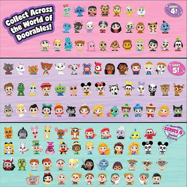 DISNEY DOORABLES Series 1, 2, 4, 5, 6, 7, EXCLUSIVE Mini Figures Toys ~ LIST 1/3