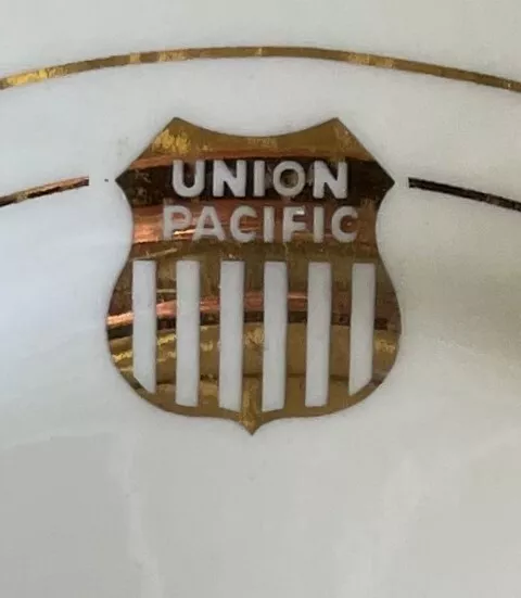 Union Pacific Railroad UPRR - Gold Shield - by Regal  - Coupe Soup  Bowl 8"