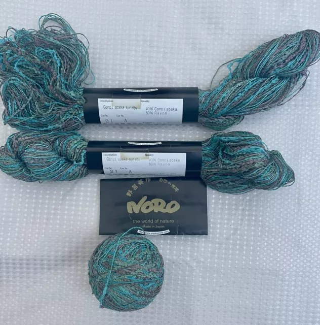 Noro Gampi Abaka Sraby 3 x 50g Col.21 blue 