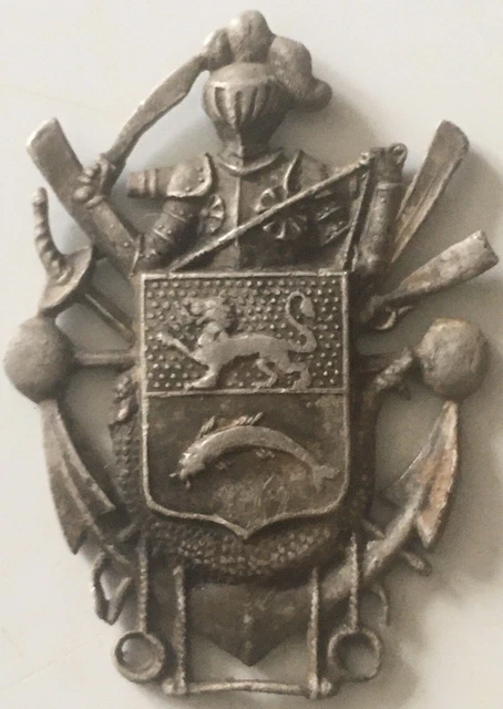 ANCIEN INSIGNE ÉMAILLÉ Napoléon 1er Bonaparte concentration Montereau