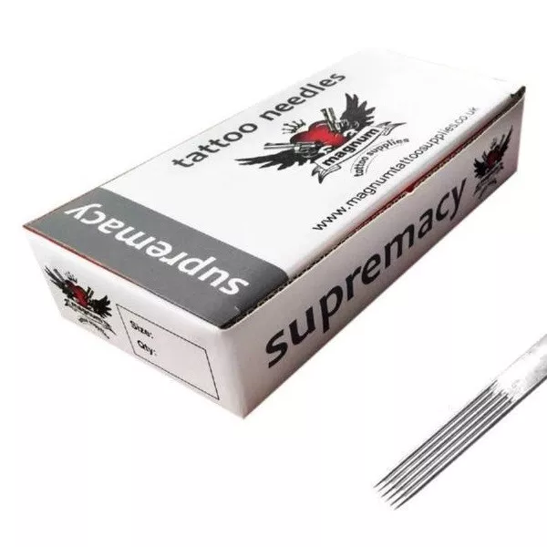 ***SUPREMACY TATTOO NEEDLES*** - 50 x 5 F FLAT SHADER - TOP QUALITY UK