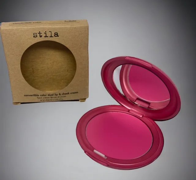 Stila Convertible Color Dual Lip and Cheek Cream Blush Lipstick Fuchsia NIB