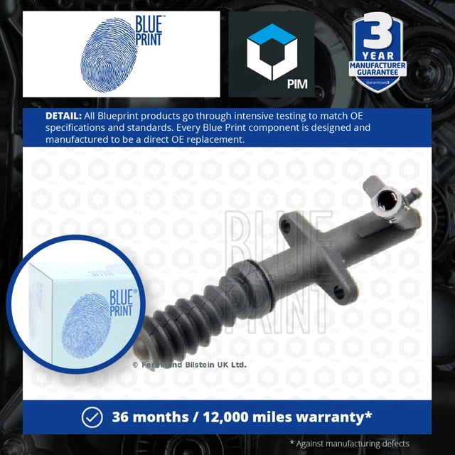 CLUTCH SLAVE CYLINDER fits CITROEN DS3 1.6D LHD Only 09 to 15 Blue